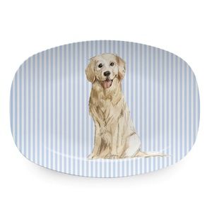 Mariposa Golden Retriever Serving Tray